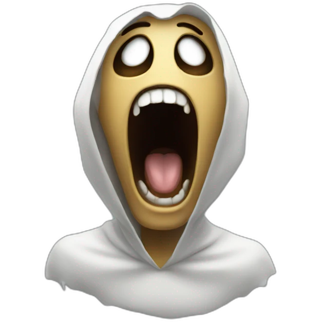 Scream realistic emoji