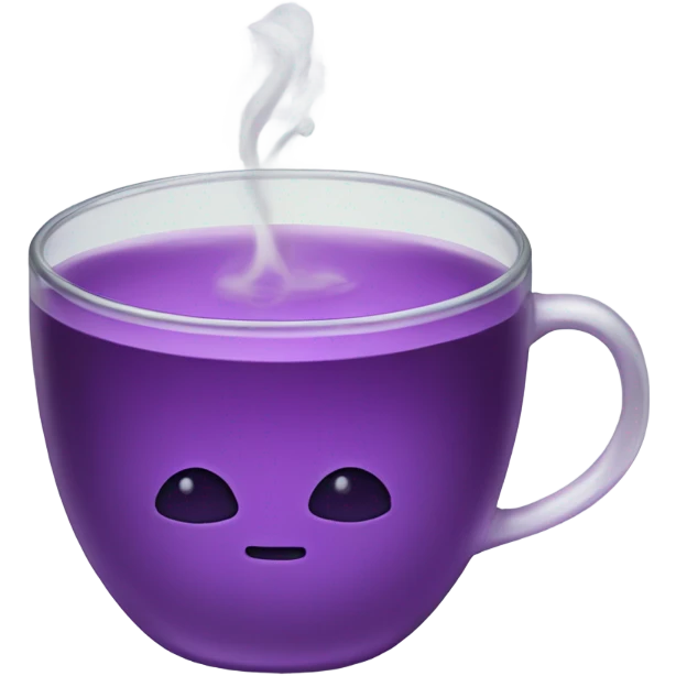Purple tea emoji