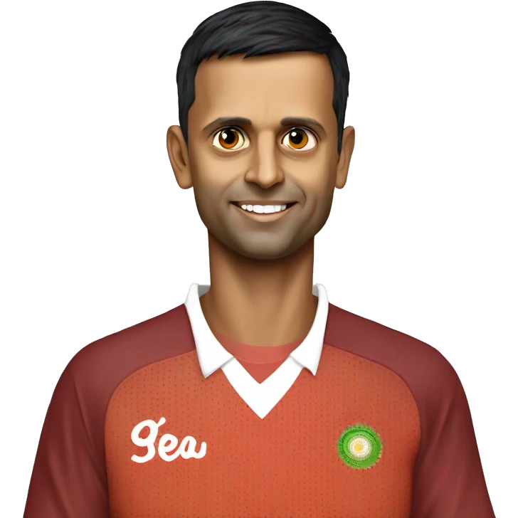 indian cricket player rahul dravid emoji