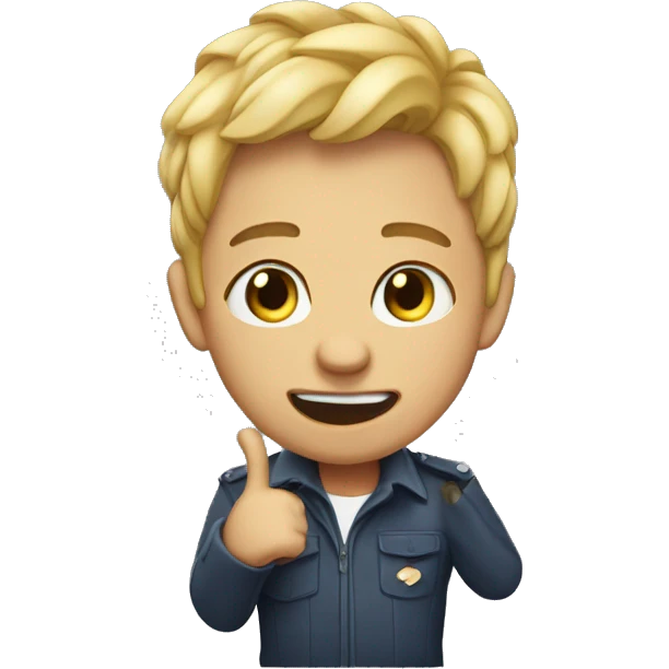 A ❤️ being caught emoji