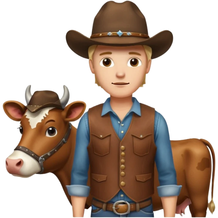 🐄 +🧍🏻‍♂️? emoji