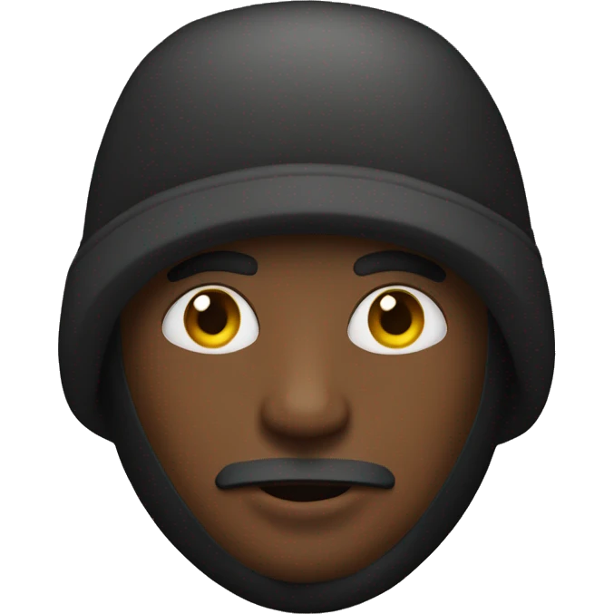 man with ski mask emoji