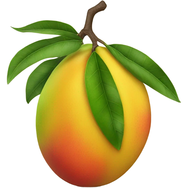 Realistic Mango emoji