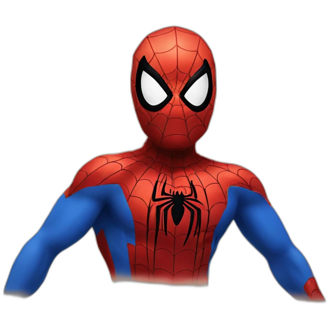 Spiderman coucou emoji
