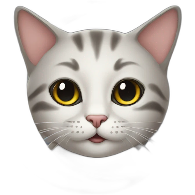 Cat and moon emoji