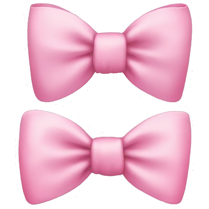 Pink bow  emoji