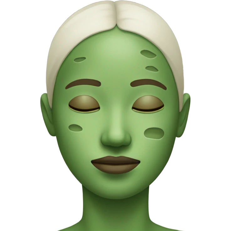 Spa face mask emoji