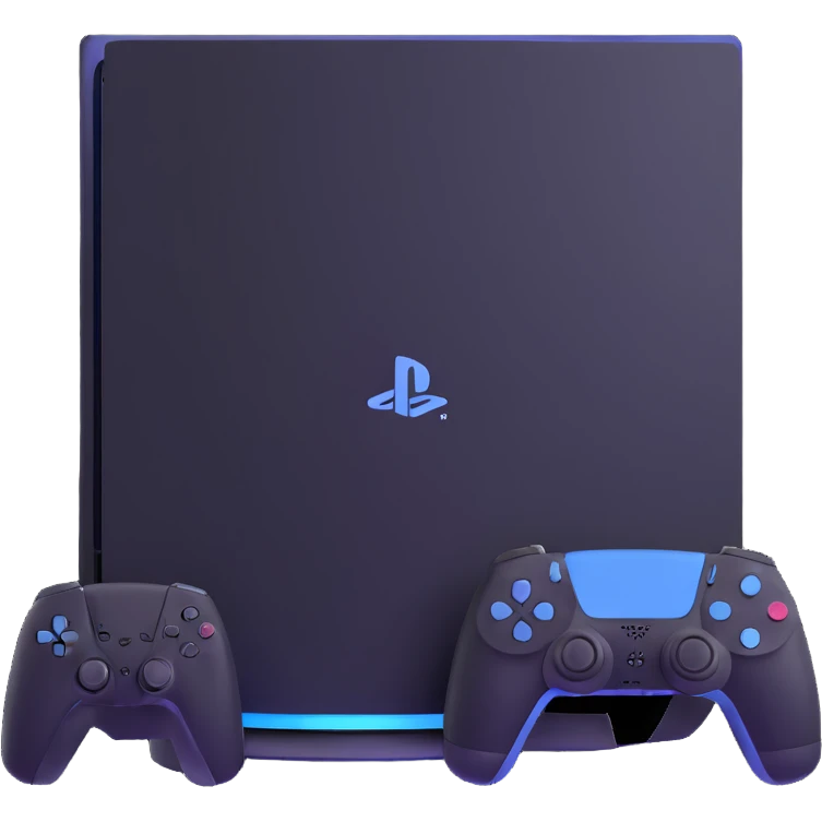 PlayStation 5 console emoji