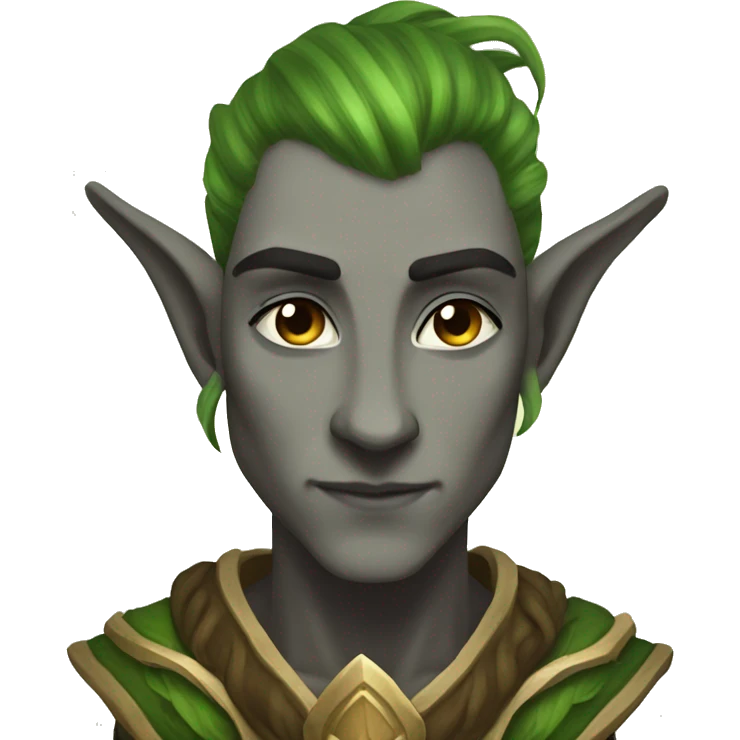 druid elf male wow emoji