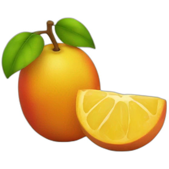 Bloc fruit emoji