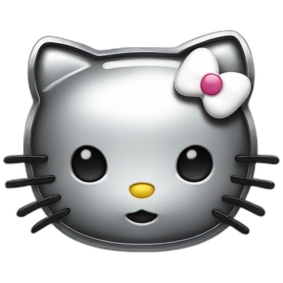 Hello kitty havy metal emoji