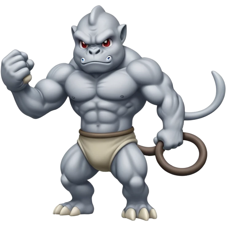 Machop simple and expressive emoji