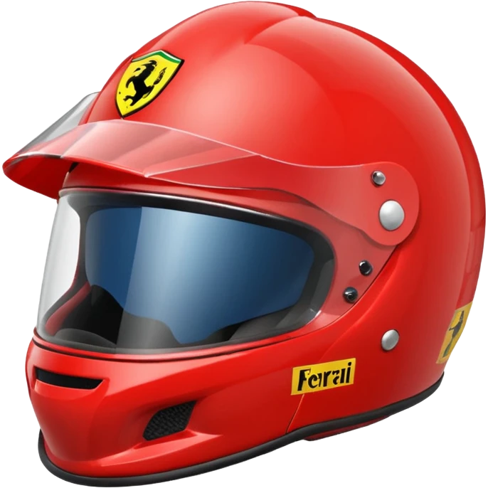 ferrari helmet emoji