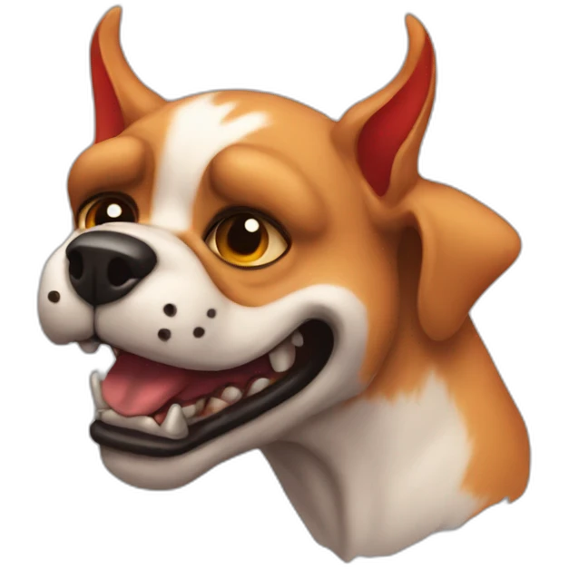 devil dog emoji