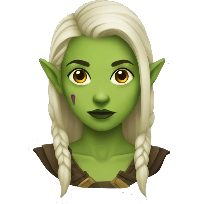 Half orc female emoji