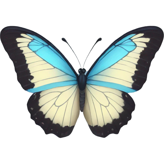 blue butterfly emoji