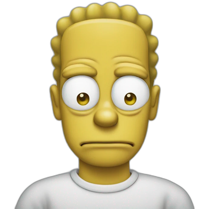 bart simpsons emoji