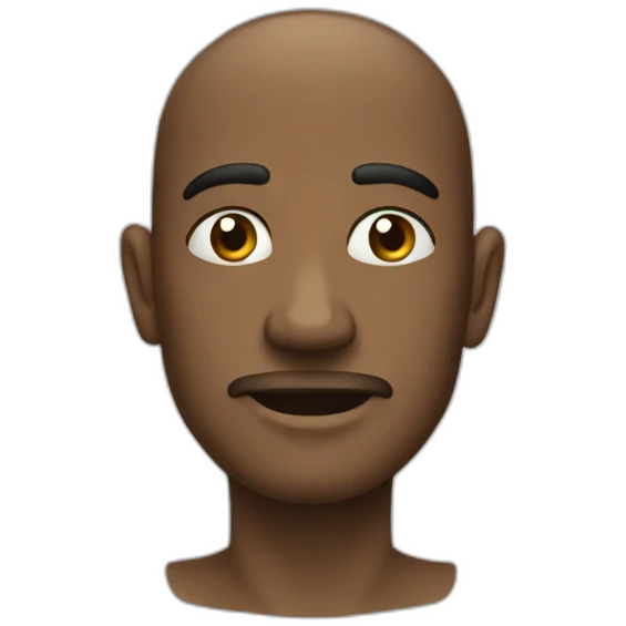 tête de blaireau emoji