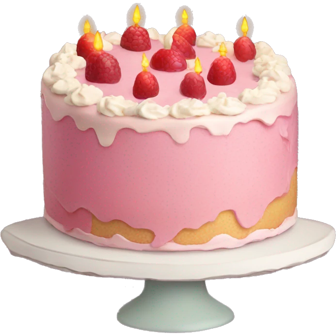 Tarta de cumpleaños emoji