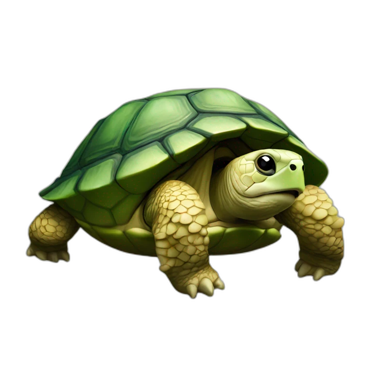 Tortue sur tortue emoji