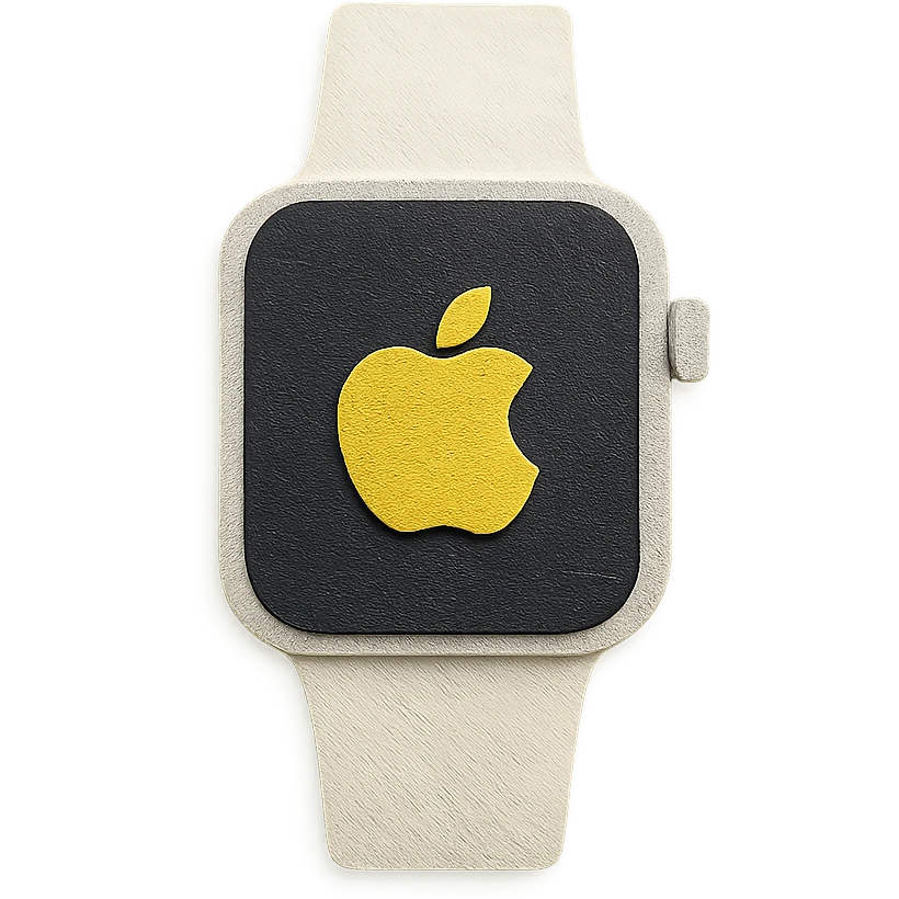 white apple watch emoji
