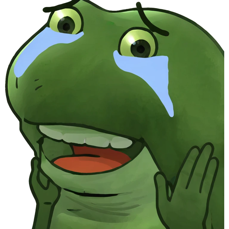 A girl laughing and crying emoji