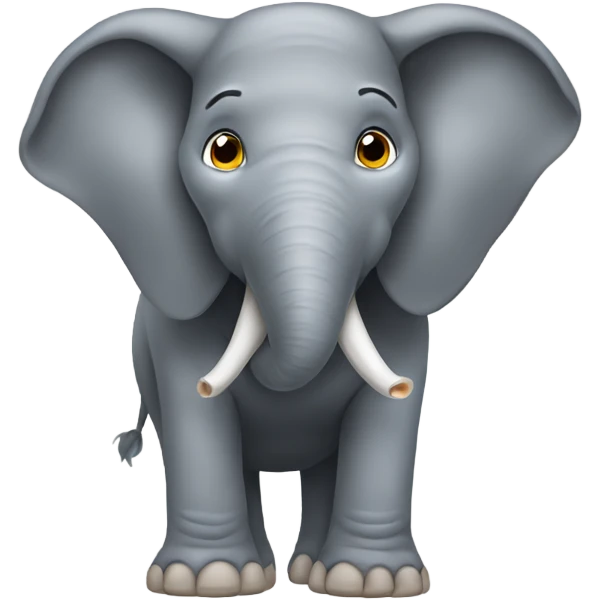 Elephant pooping emoji