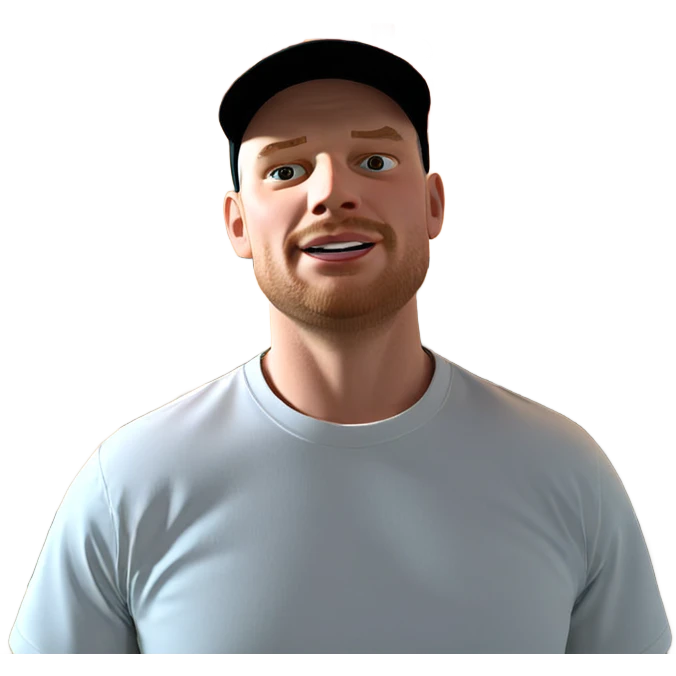 parody hat in white shirt emoji