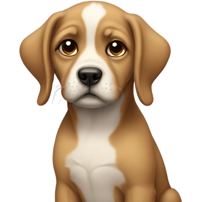 Sad weird Arizona puppy emoji