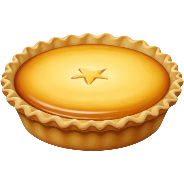 tart food in 3d style no faces emoji