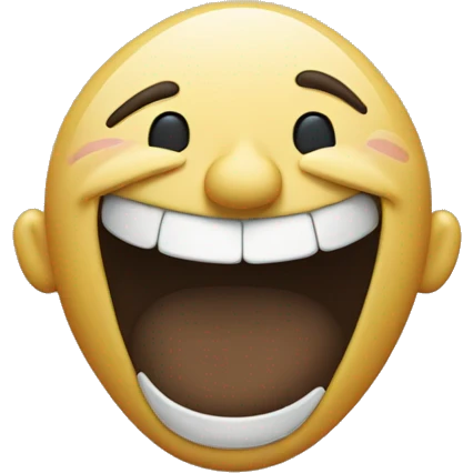Laughing face but with hands on hips emoji