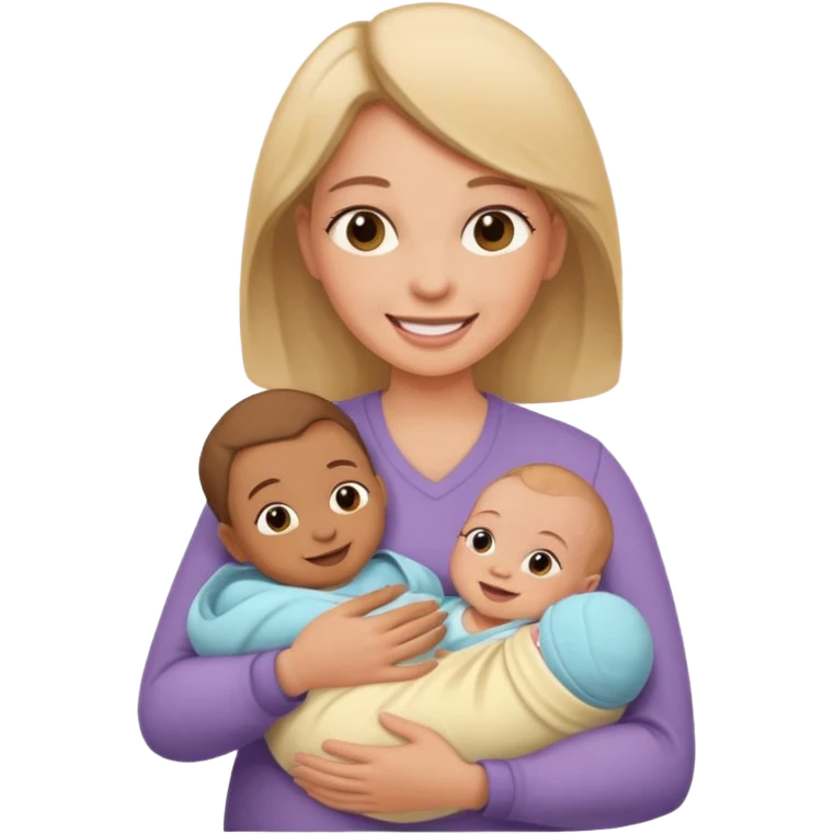 mother with one newborn baby emoji