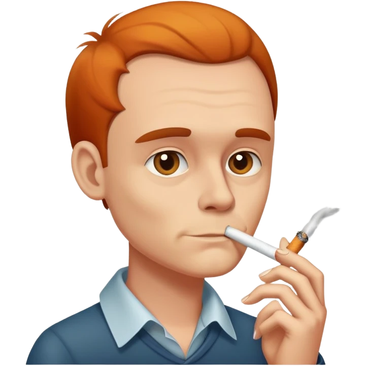 Chester smoking cigarettes  emoji