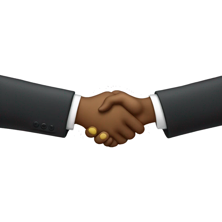 modern handshake emoji
