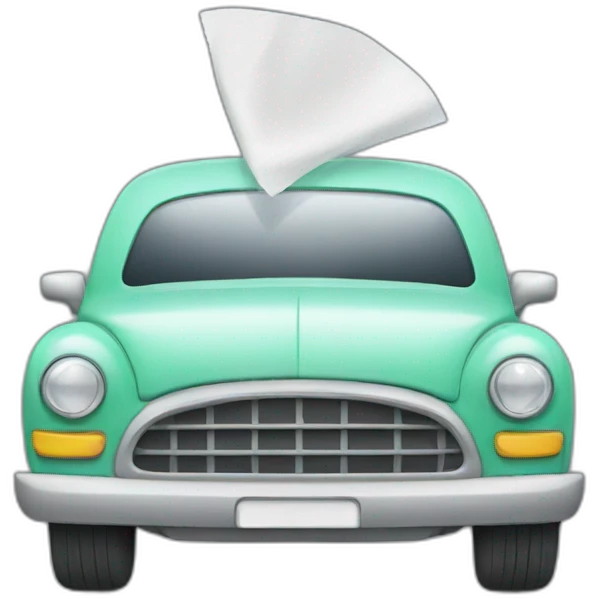 car with wipes emoji