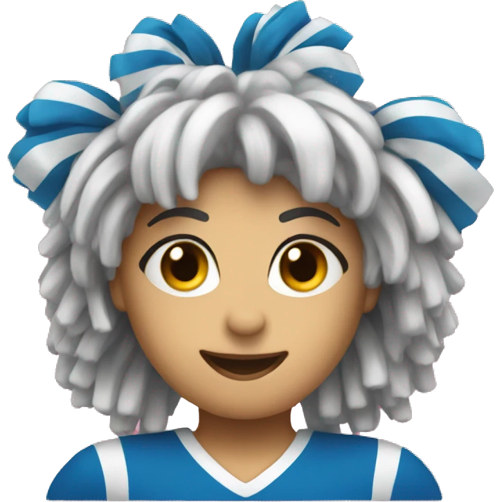 Cheerleader pom-poms emoji