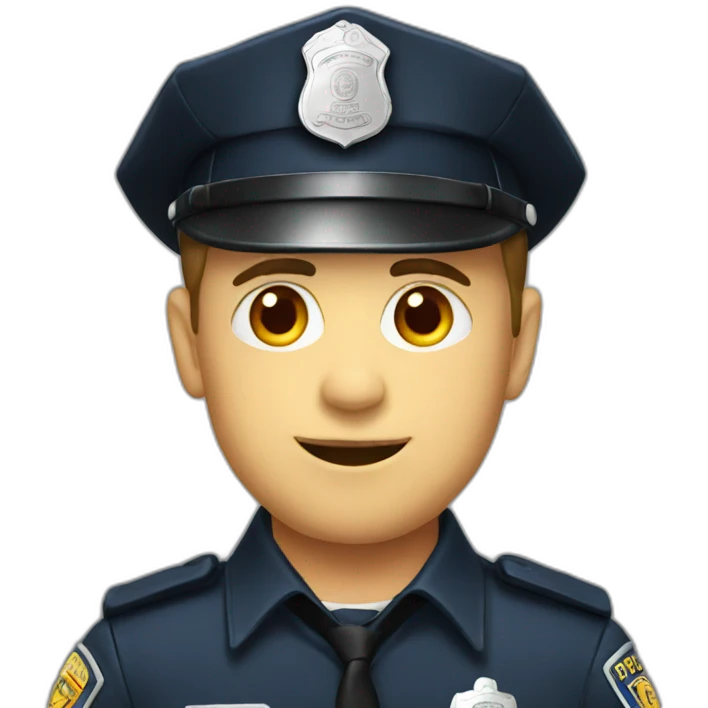Red Police emoji
