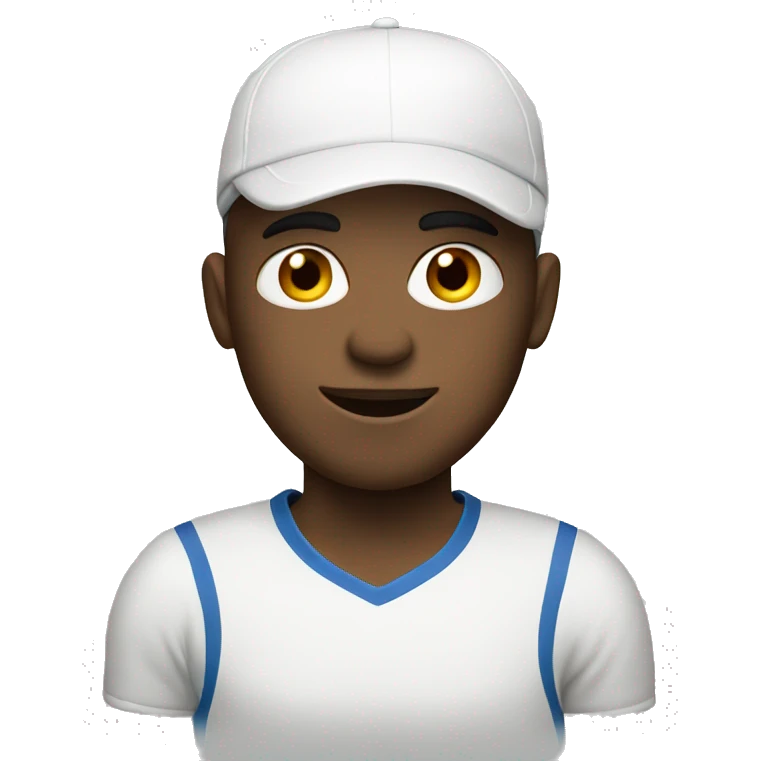 White tennis  emoji