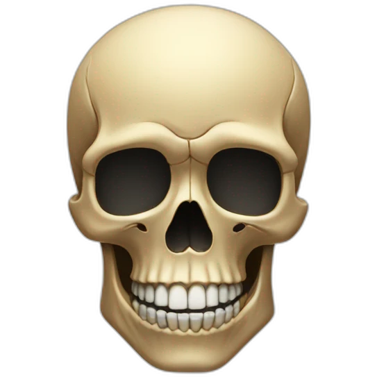 skull in message emoji