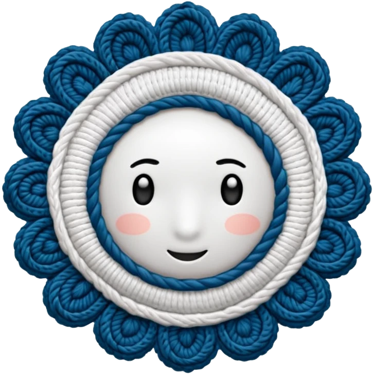 crochet cor ciana emoji