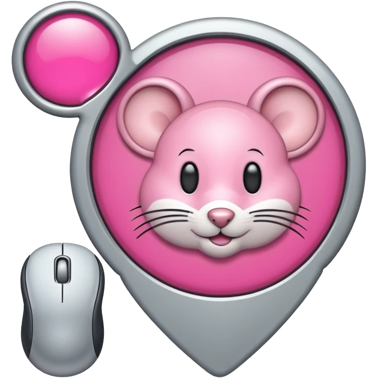 online booking icon (pink) + mouse pointer emoji