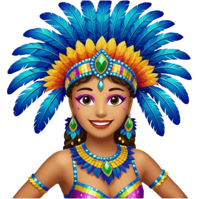 bailarina de samba de brasil emoji