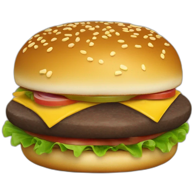 delicious burguer black angus emoji