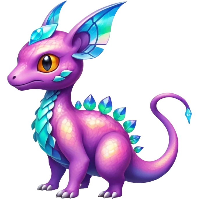 Elemental magical colorful exotic Pokémon-Fakémon-creature emoji