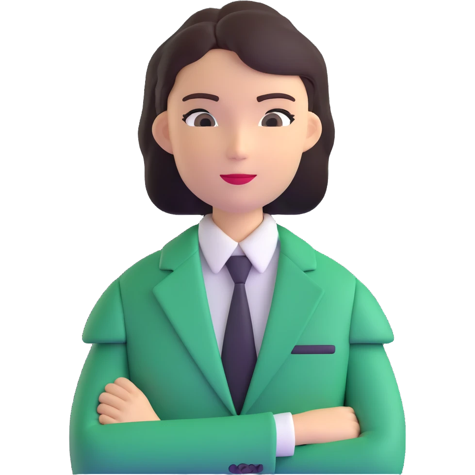 green business suit with shoulder pads emoji