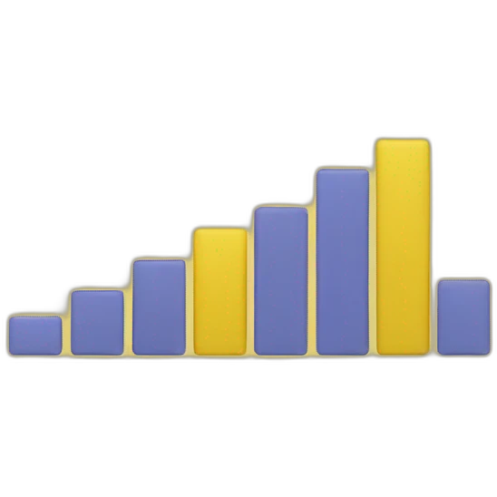 bar chart yellow increasing emoji