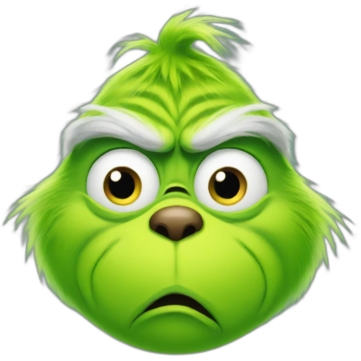grinch face emoji