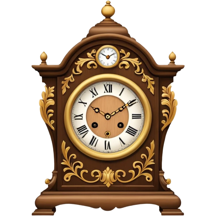 mantel clock emoji