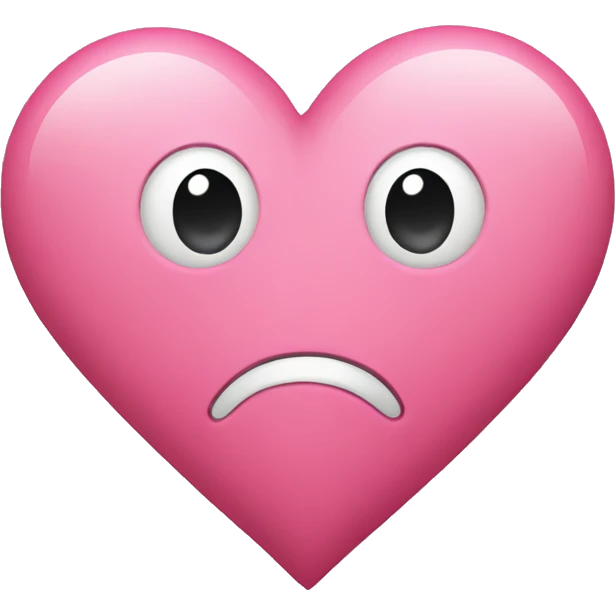Pink heart  emoji
