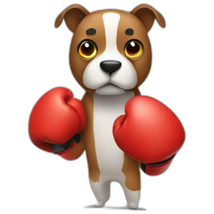 Animal with boxing gloves emoji